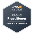 AWS Certified Cloud Practitioner certification badge