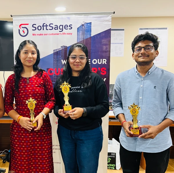 Employees receiving recognition awards
