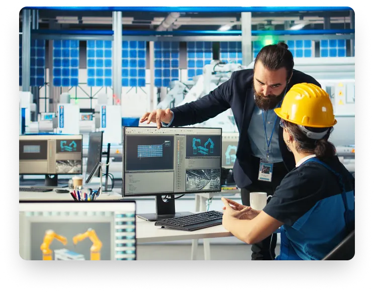 Manufacturing software development for industrial operations