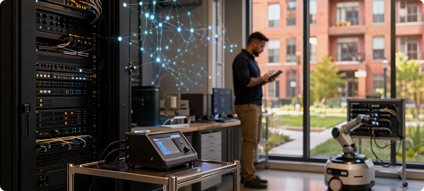 Modern IT infrastructure supporting housing authority digital operations