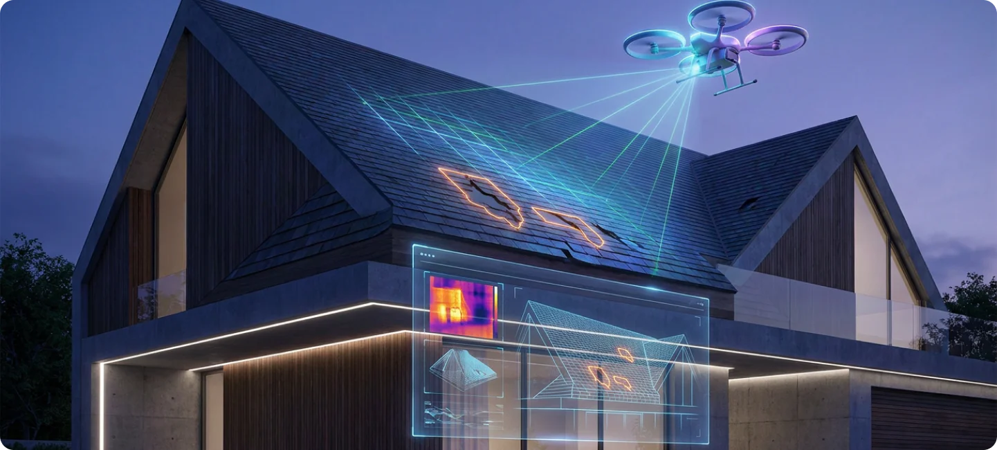 AI-powered roof damage detection system