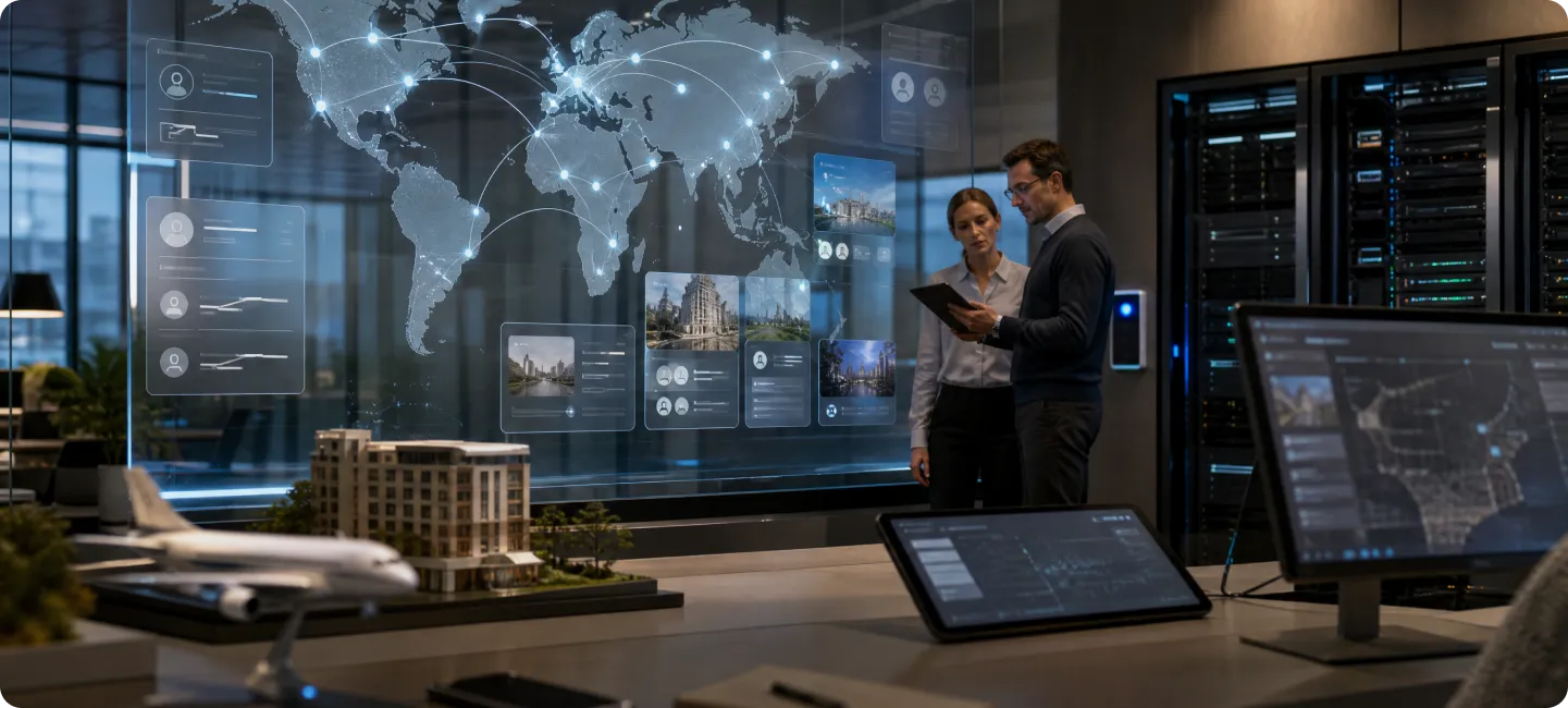 Digital operations center supporting smart tourism management and analytics